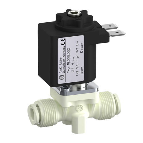 Válvula para el sector médico - 18.00x.032 - A. u. K. Müller GmbH & Co. KG - de aislamiento / con solenoides / de control directo