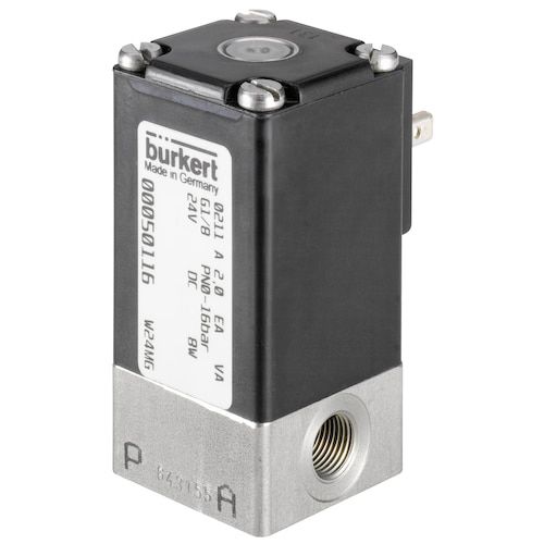 Válvula para el sector médico - 0211 - Bürkert GmbH & Co. KG Fluid Control Systems - con solenoides / de acero inoxidable