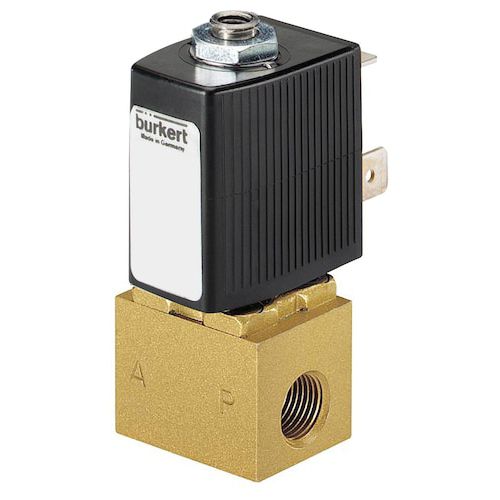 Válvula para el sector médico - 6012  - Bürkert GmbH & Co. KG Fluid Control Systems - con solenoides / manual / de acero inoxidable