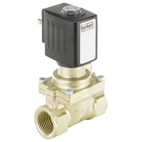 Válvula para el sector médico - 6281 - Bürkert GmbH & Co. KG Fluid Control Systems - con solenoides / manual / de acero inoxidable