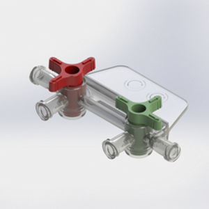 Plataforma de infusión de 4 vías - 423201 - Elcam Medical Italy - para cuidados intensivos