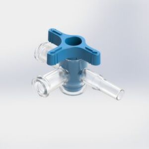 Conector para perfusión con grifo - 460092b - Elcam Medical Italy - en T / LUER®-lock