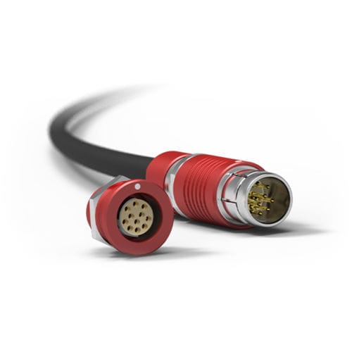 Conector para dispositivos médicos - Core series AluLite™ - Fischer Connectors - de aluminio / resistente al agua / circular