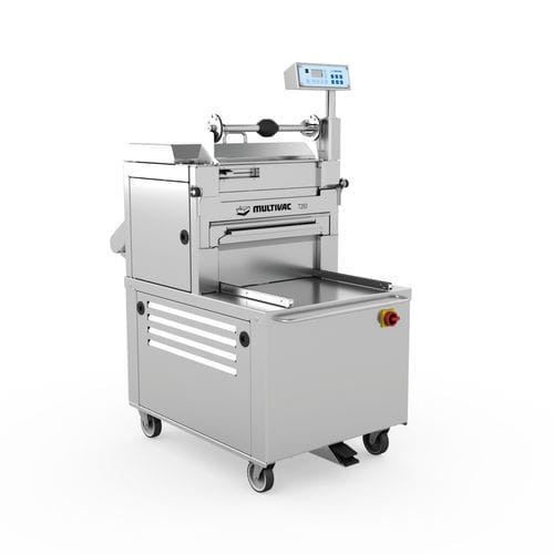 Operculadora semiautomática - T 250 - MULTIVAC - para la industria farmacéutica / con ruedas