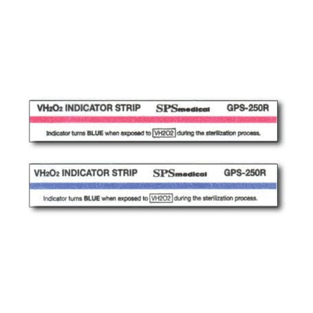 Tira de prueba de esterilización - GPS-250R - Crosstex International, Inc - de peróxido de hidrógeno / de colorimetric