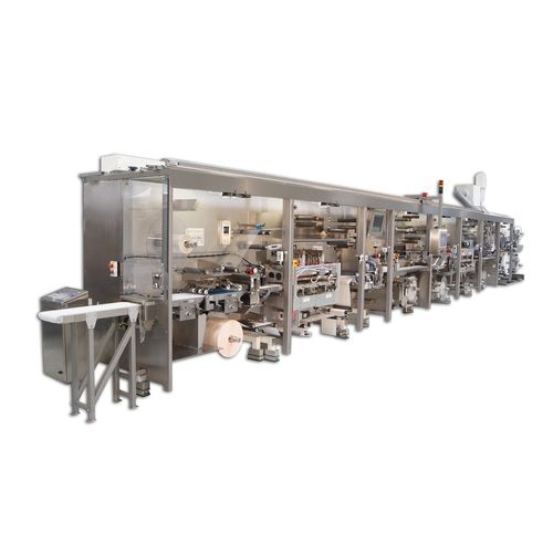 Sistema de embalaje automático - MDC300 Advanced - OPTIMA - horizontal / de pie / para tapones de gasa