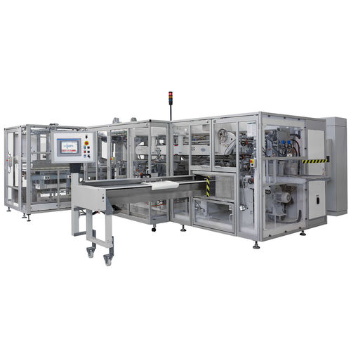 Sistema de embalaje automático - HS OS3 - OPTIMA - de pie / de bolsas / para la industria farmacéutica