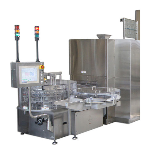 Lavadora de frascos rotativa - WMR - OPTIMA - automática / de laboratorio