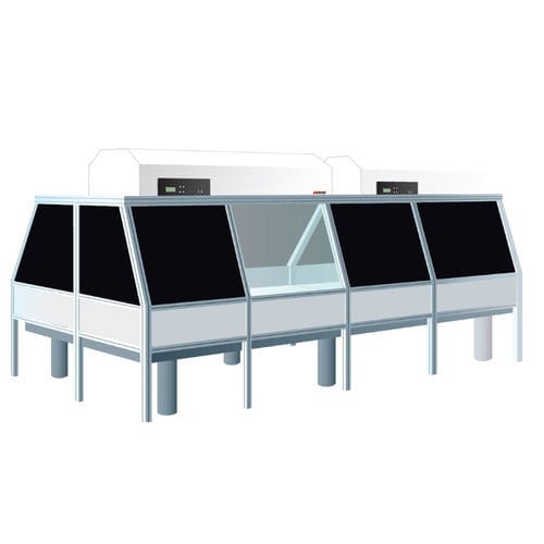 Módulo para sistema de marcado por láser - Spetec - de pie / de flujo laminar / de aluminio