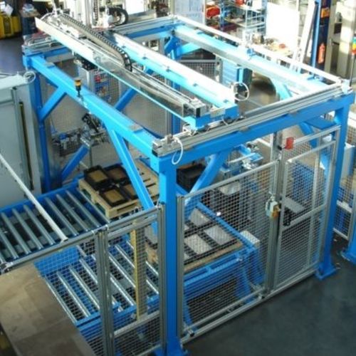 Paletizador de manipulación - PORTAL-Line  - FLG Automation AG - lineal / rotativo / robotizado