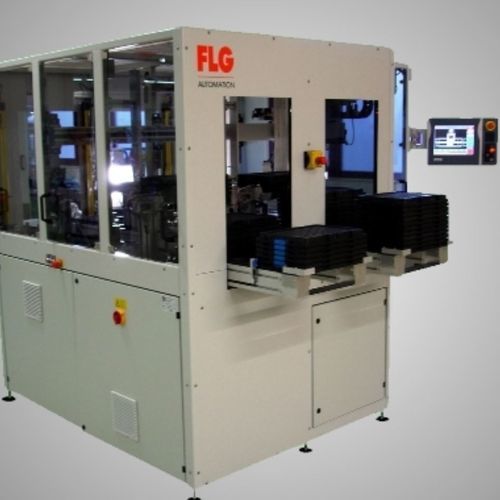 Paletizador de manipulación - DUO-Line - FLG Automation AG - automático / de barquillas / para la industria farmacéutica