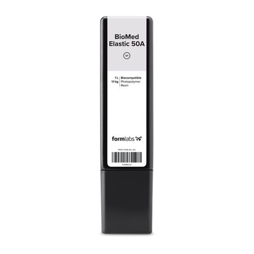 Material dental de resina - BioMed Elastic 50A  - Formlabs - para impresión en 3D / transparente / biocompatible