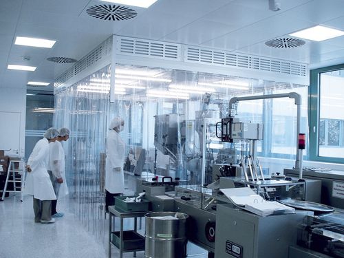 Sala blanca para la industria farmacéutica - CleanFlowCell® F10 - SCHILLING ENGINEERING - modular / integrado / de paredes suaves
