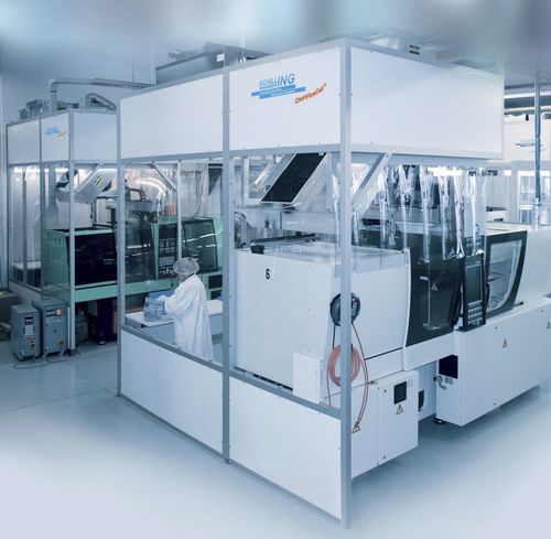 Sala blanca integrado - CleanFlowCell® 3000.4.252 - SCHILLING ENGINEERING - clase ISO 7 / de flujo laminar / de paredes suaves
