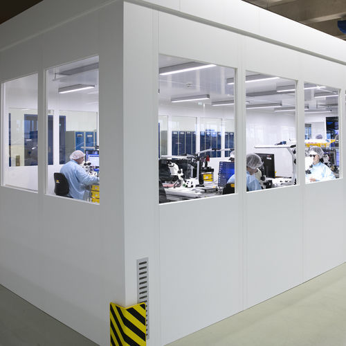 Sala blanca para laboratorio farmacéutico - Sauberraum CleanEasyCell - SCHILLING ENGINEERING