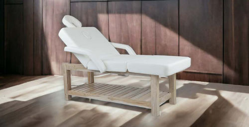 Camilla de spa mecánico - FLEXY 2 - Star Wellness - con altura regulable / con reposacabezas / con reposabrazos