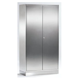 Armario para medicamentos - OR03 - FXMEDICA - de hospital / de acero inoxidable / con 2 puertas