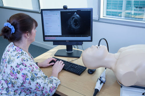 Simulador de evaluación - Inventive Medical Limited - para ecocardiografía / de torso / asistido por ordenador