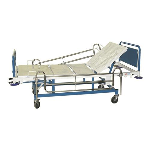Cama de hospital - STM-5112 - SANTEMOL Group Medikal - mecánica / con ruedas / de 2 secciones