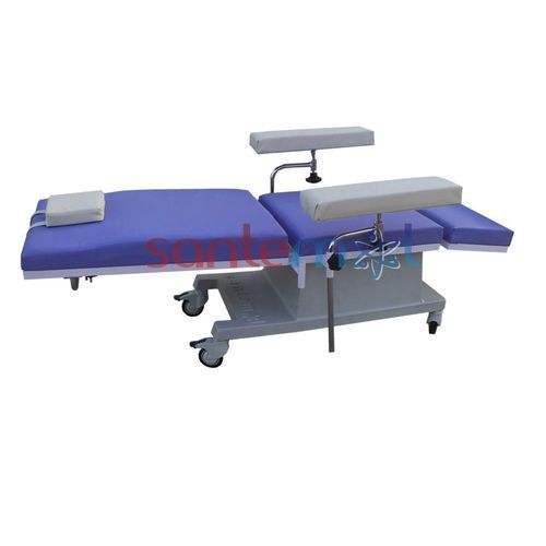 Sillón para extracción de sangre manual - STM-6730 - SANTEMOL Group Medikal - de 3 secciones / con ruedas