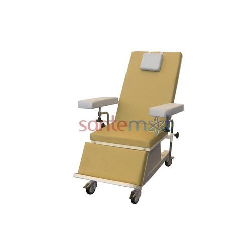 Sillón para hemodiálisis manual - STM-6800 - SANTEMOL Group Medikal - de 3 secciones / con ruedas