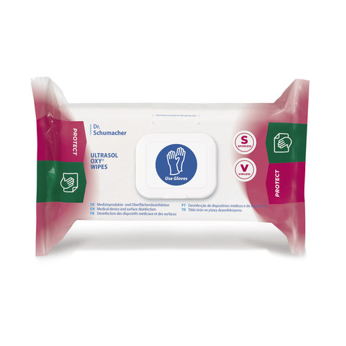Toallita limpiadora para la higiene de las manos - ULTRASOL OXI  - Normeditec