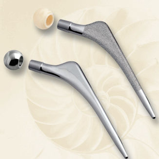 Vástago femoral cementado o no cementado - BET - Biotech Medical