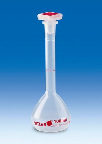 Matraz de laboratorio - 67704 - Vitlab - de polipropileno / de polimetilpenteno / aforadas