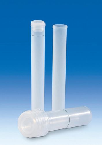 Tubo de ensayo para automatismo - 103897 - Vitlab - para manipulador de líquidos / de PFA / con tapón de rosca