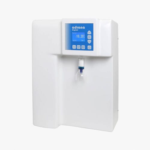 Sistema de purificación de agua de laboratorio - Crystal EX series - ADRONA - de ósmosis inversa / intercambiador de iones