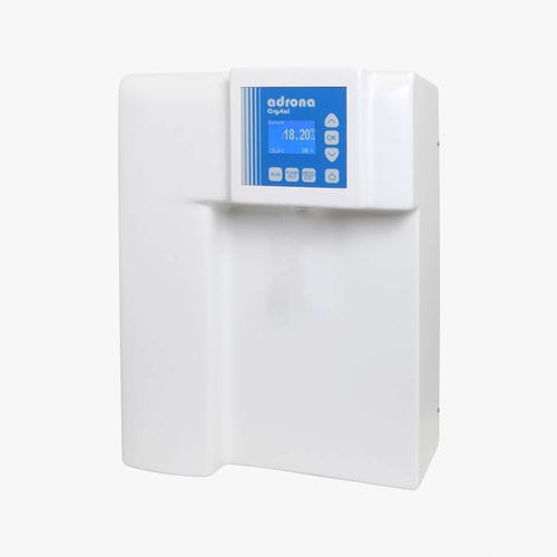 Sistema de purificación de agua de laboratorio - Crystal EX RO - ADRONA - de ósmosis inversa / por UV / con desionización