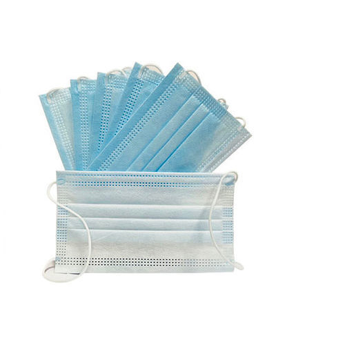 Mascarilla quirúrgica de tipo IIR - MP211 - Shenzhen Mecun Medical Supply - caja de 10 / azul / blanca