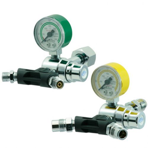 Regulador de presión de gases médicos - VD010, VD020, VD030 - Unitec Hospitalar - doble