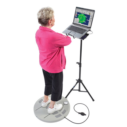 Sistema de rehabilitación de equilibrio - balanceback™ Mobile - Balanceback - configurado para ordenador