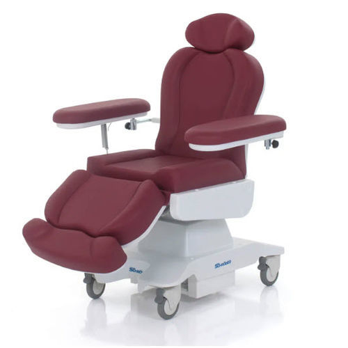 Sillón para extracción de sangre eléctrico - MPC 14 - SCHRODER HEALTH PROJECTS - de 4 secciones / con reposapiernas / con ruedas