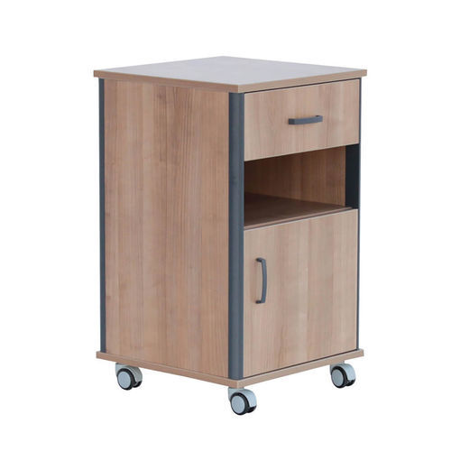 Mesa de cabecera con ruedas - BSC 332 - SCHRODER HEALTH PROJECTS - con cajones