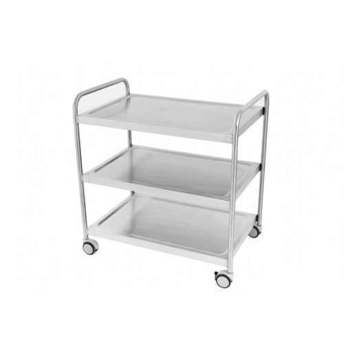 Carro médico - SST 02 - SCHRODER HEALTH PROJECTS - para instrumental / para transporte / de acero inoxidable