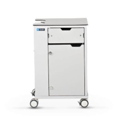 Mesa de cabecera con ruedas - BSC 352 - SCHRODER HEALTH PROJECTS - con cajones
