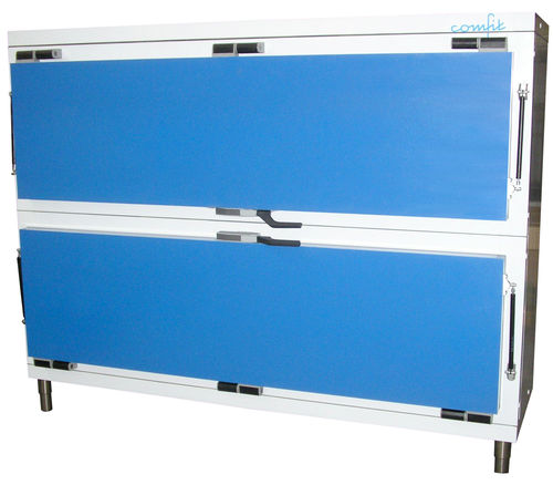 Cámara mortuoria frigorífica 2 cuerpos - CFI 80-2AL-B/B - comfit s.r.l - de carga transversal / modular / con 2 puertas