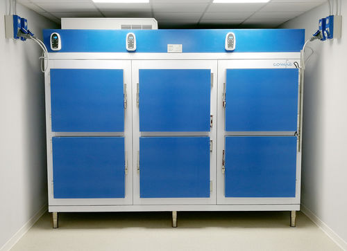 Cámara mortuoria frigorífica 6 cuerpos - CFI 80/6 B-B TN/BT - comfit s.r.l - de carga frontal / modular