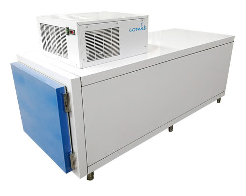 Cámara mortuoria frigorífica para ataúdes - CFI 80/1 B-TN - comfit s.r.l - 1 cuerpo / de carga frontal / con 1 puerta