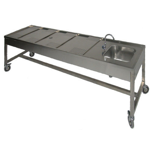 Mesa de autopsia - CT96 A/F - comfit s.r.l - de disección / rectangular / fija