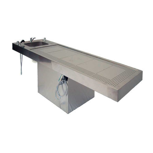 Mesa de autopsia - CT 96 - comfit s.r.l - de disección / rectangular / fija