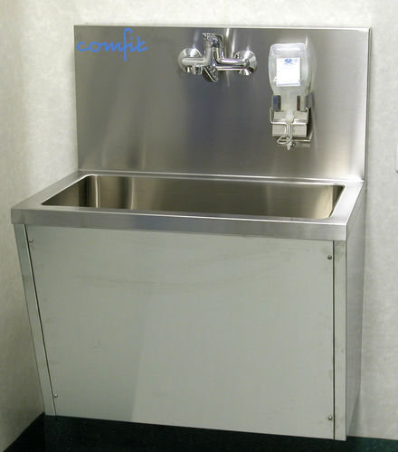 Fregadero quirúrgico 1 unidad - COM 1 / LAV 1 - comfit s.r.l - de acero inoxidable