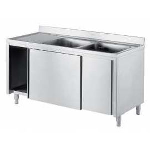 Armario de hospital - COM – CS - comfit s.r.l - de laboratorio / con fregadero / de acero inoxidable