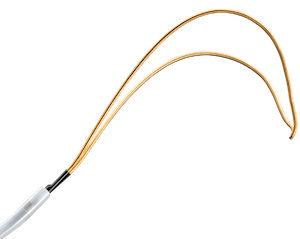 Cesta endoscopica para la extracción de pólipos intestinales - AndraSnare - Andramed - recta