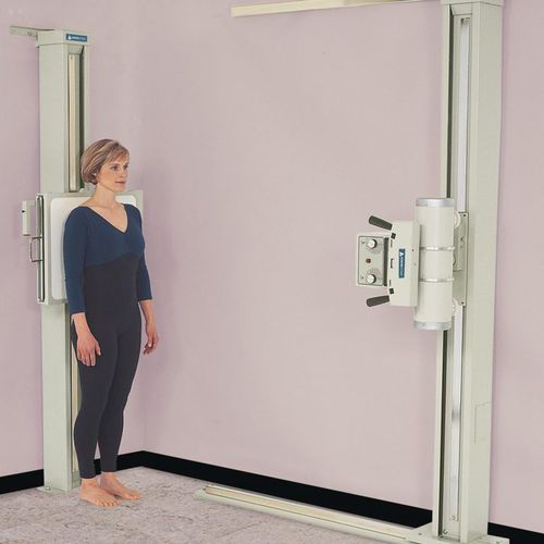 Sistema de radiografía analógico - AC 1se - Americomp - para radiografía del tórax / sin mesa / con Bucky en el suelo
