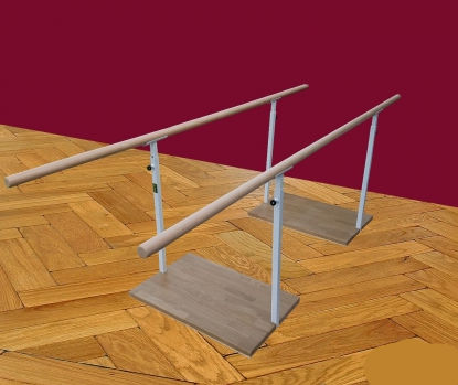 Barras paralelas de rehabilitación de altura regulable - 299-M  - Artimex Sport