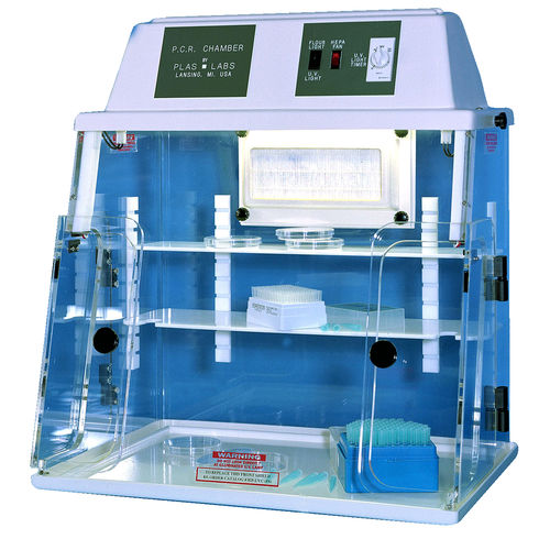 Cabina para PCR - Plas-Labs - de mesa