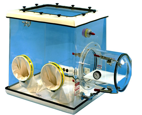 Caja de guantes de laboratorio - 830 series - Plas-Labs - de contención / compacta